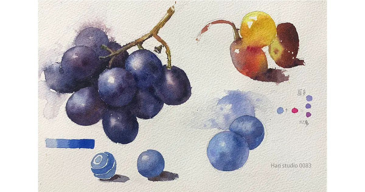 容器靜物組 水彩 ，網站封面 1